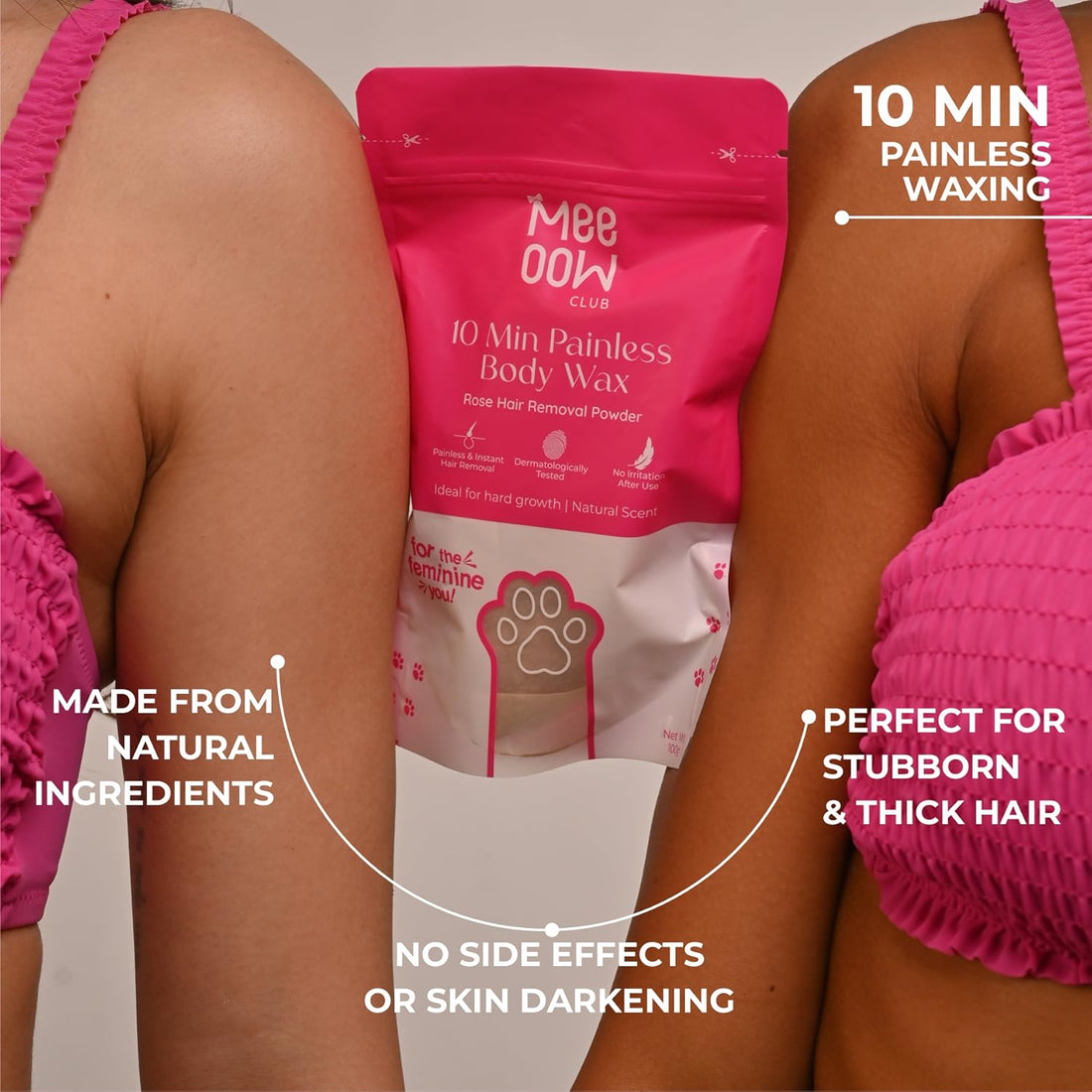 Meow Body Hair Removal Wax Powder -  (BUY 1 GET 1 FREE)