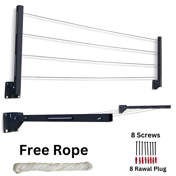 Cloth Drying Stand with Free Rope